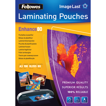 Fellowes lamineerhoes Enhance80 ft A3, 160 micron (2 x 80 micron), pak van 100 stuks