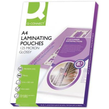 Q-Connect lamineeretui A4 2x 125 micron 100 stuks