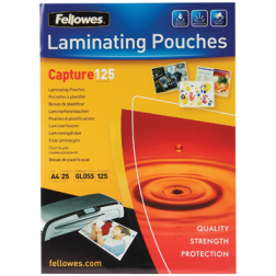 Fellowes lamineerhoes Capture125 ft A4, 250 micron (2 x 125 micron), pak van 25 stuks