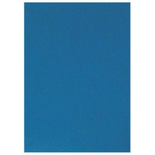 Q-CONNECT dekblad A4 leder 250 grams 100 stuks blauw